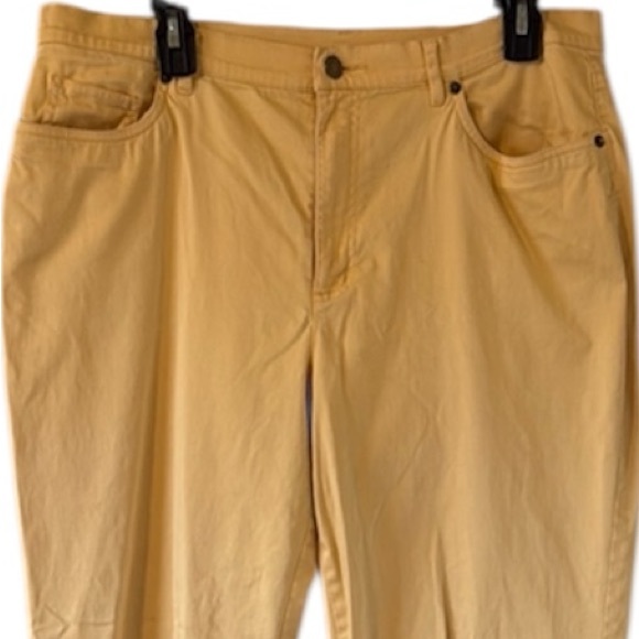 Talbots Women’s stretch yellow jeans size 14 - Picture 2 of 12